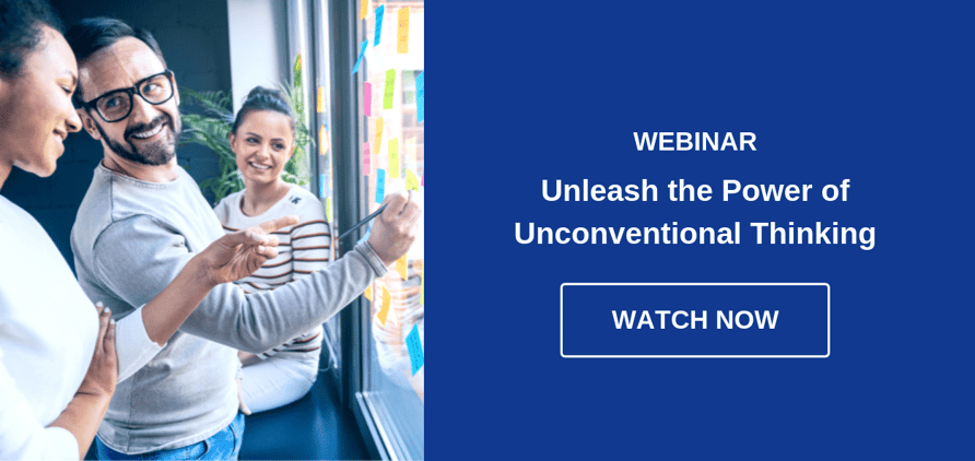 Unleash the power of unconvential thinking - Watch Webinar